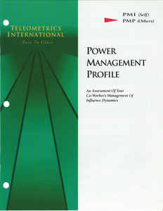 Co-Worker Feedback>> Power Managemement Profile (PMP)