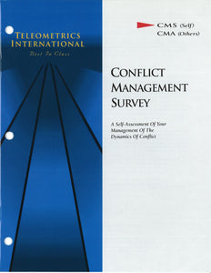 Self-Survey>> Conflict Management Survey (CMS)