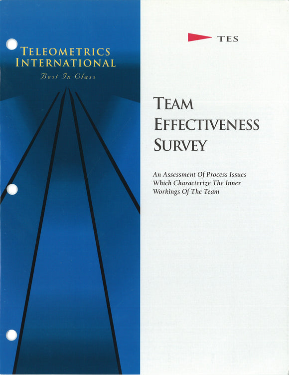 Group Survey>> Team Effectiveness Survey (TES)